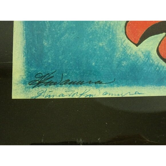 Gina Kuwamura Art Tiles Pair Singing Wind and Hopi Kachina Sunface 12x12in - Picture 4 of 13